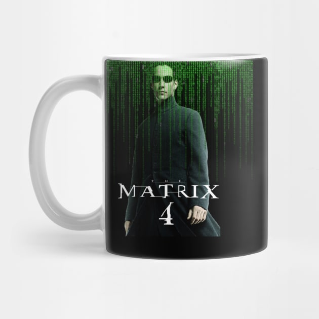 Resurrections Matrix 4 Mens Neo Shirt Neo, Morpheus and Trinity Keanu Reeves by Pannolinno